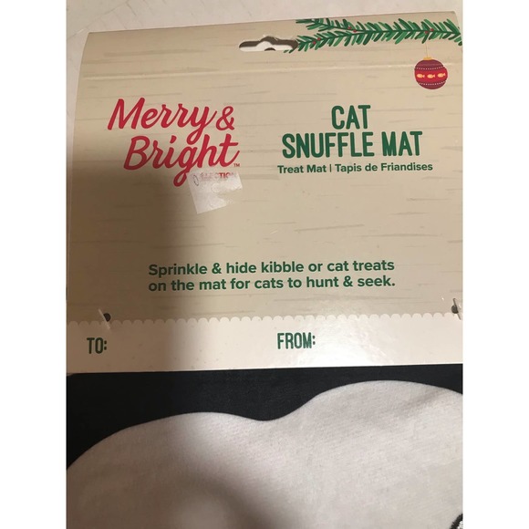 NWT Merry & Bright Cat Snuffle Toy Penguin ‎ Treat Mat - Picture 4 of 8